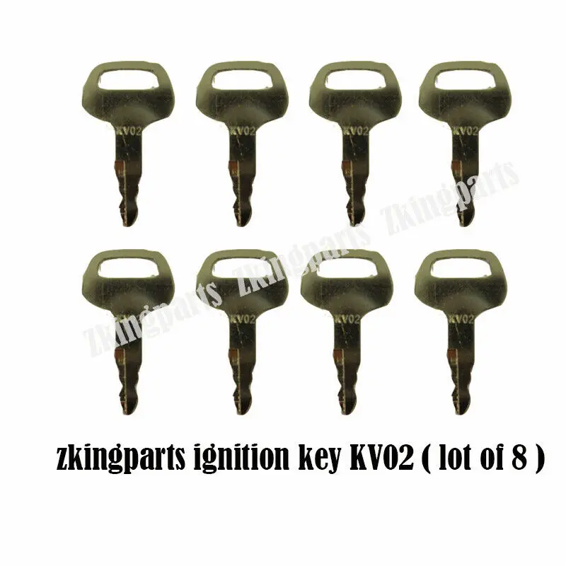 Heavy Equipment Logo - 8pcs Heavy Equipment Key with Logo