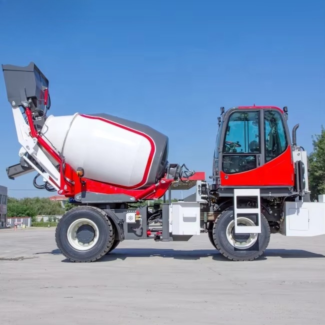 4WD Self Loading Concrete Mixe - đánh giá và giá Concrete Mixer Machine