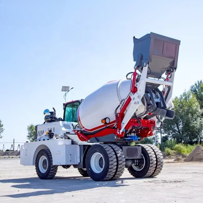 4WD Self Loading Concrete Mixe - đánh giá và giá Concrete Mixer Machine