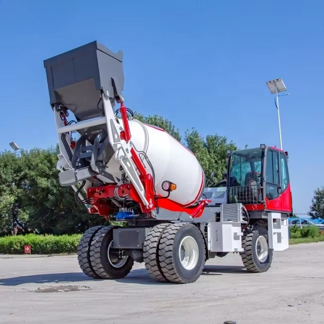 4WD Self Loading Concrete Mixe - đánh giá và giá Concrete Mixer Machine