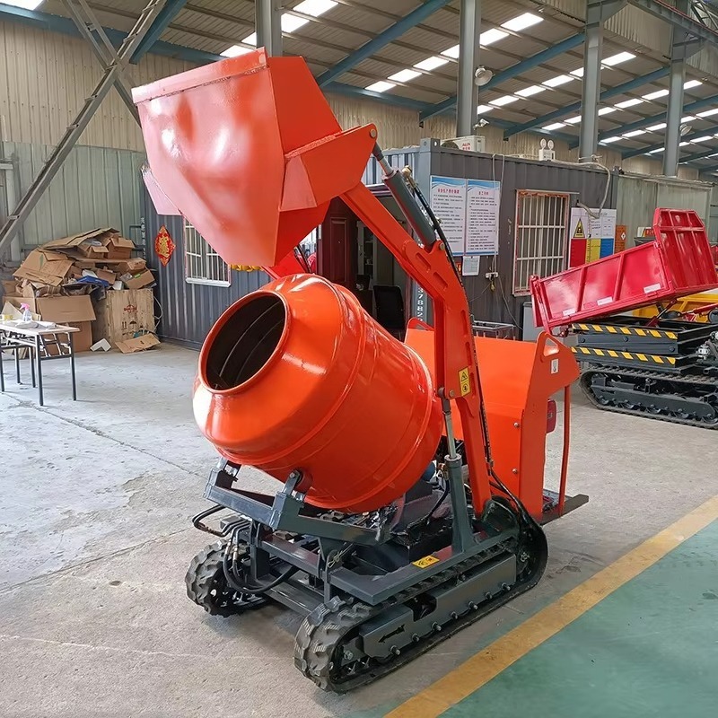 Crawler Self-Loading 0.8 Ton C - đánh giá và giá Concrete Mixer Machine