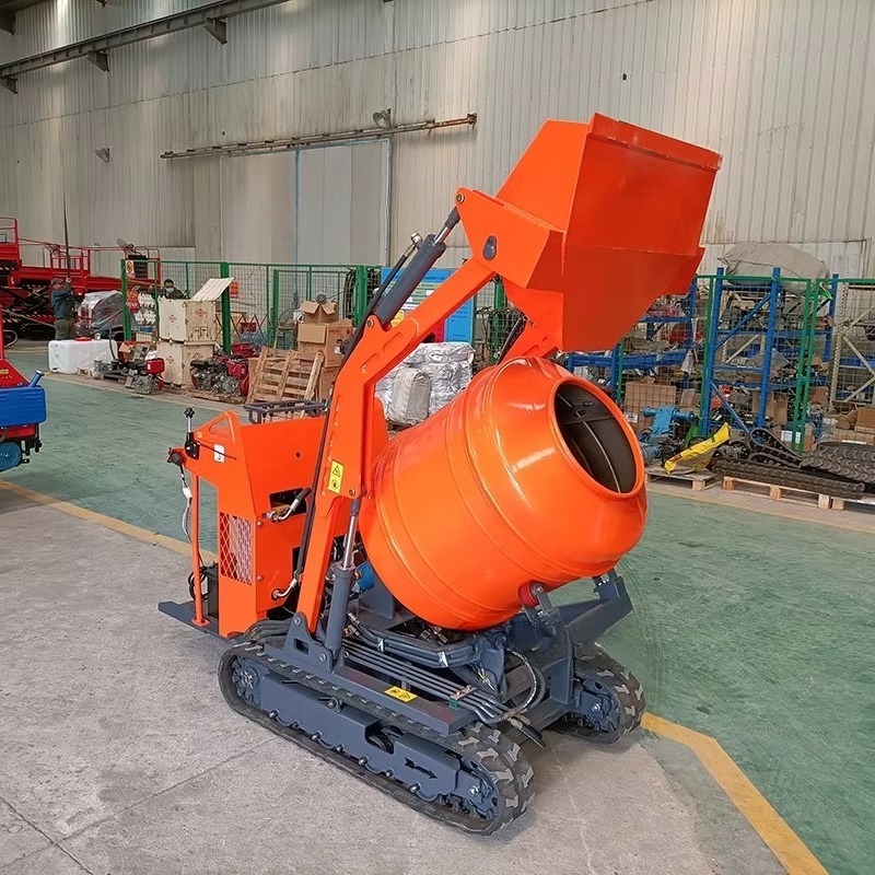 Crawler Self-Loading 0.8 Ton C - đánh giá và giá Concrete Mixer Machine