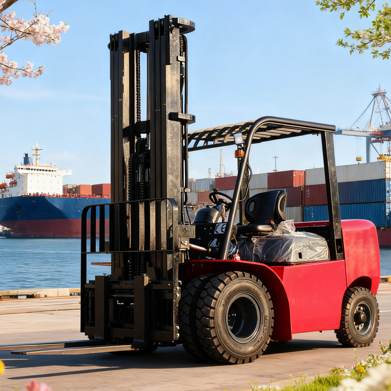 Heavy Duty 8 Ton Diesel Forkli - đánh giá và giá Heavy Equipment Lifting