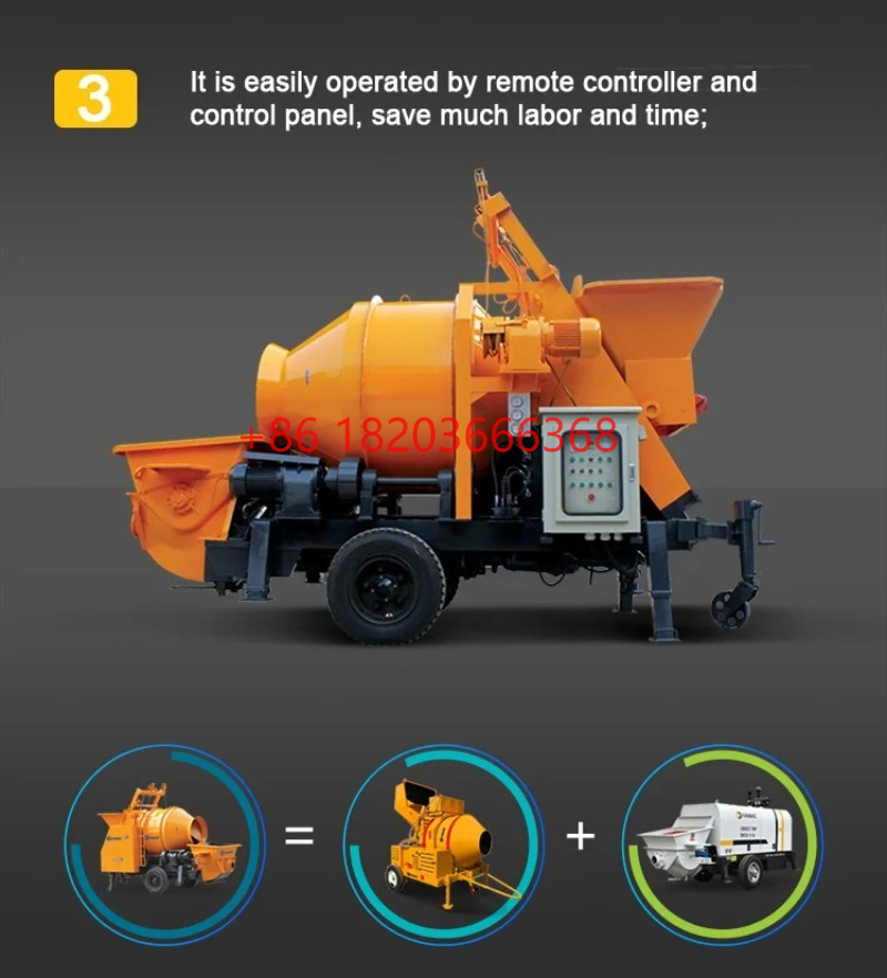 Customized Concrete Pumping Mi - đánh giá và giá Concrete Mixer Machine