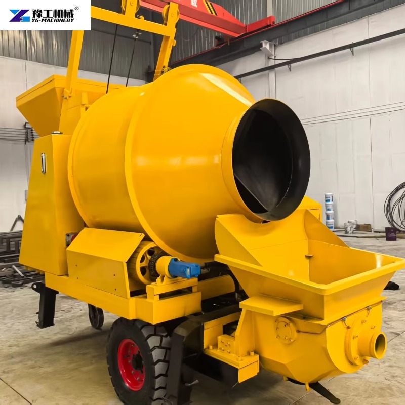 Trailer-mounted Concrete Mixer - đánh giá và giá Concrete Mixer Machine