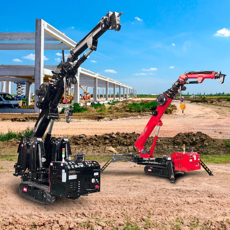 Compact Mini Spider Crane Hydr - đánh giá và giá Heavy Equipment Lifting