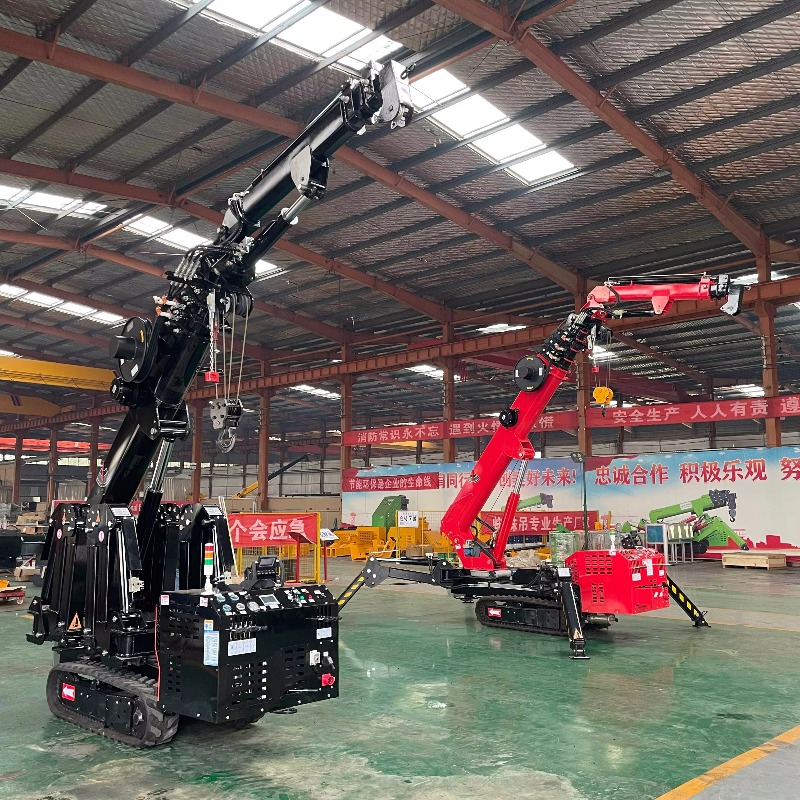 Compact Mini Spider Crane Hydr - đánh giá và giá Heavy Equipment Lifting