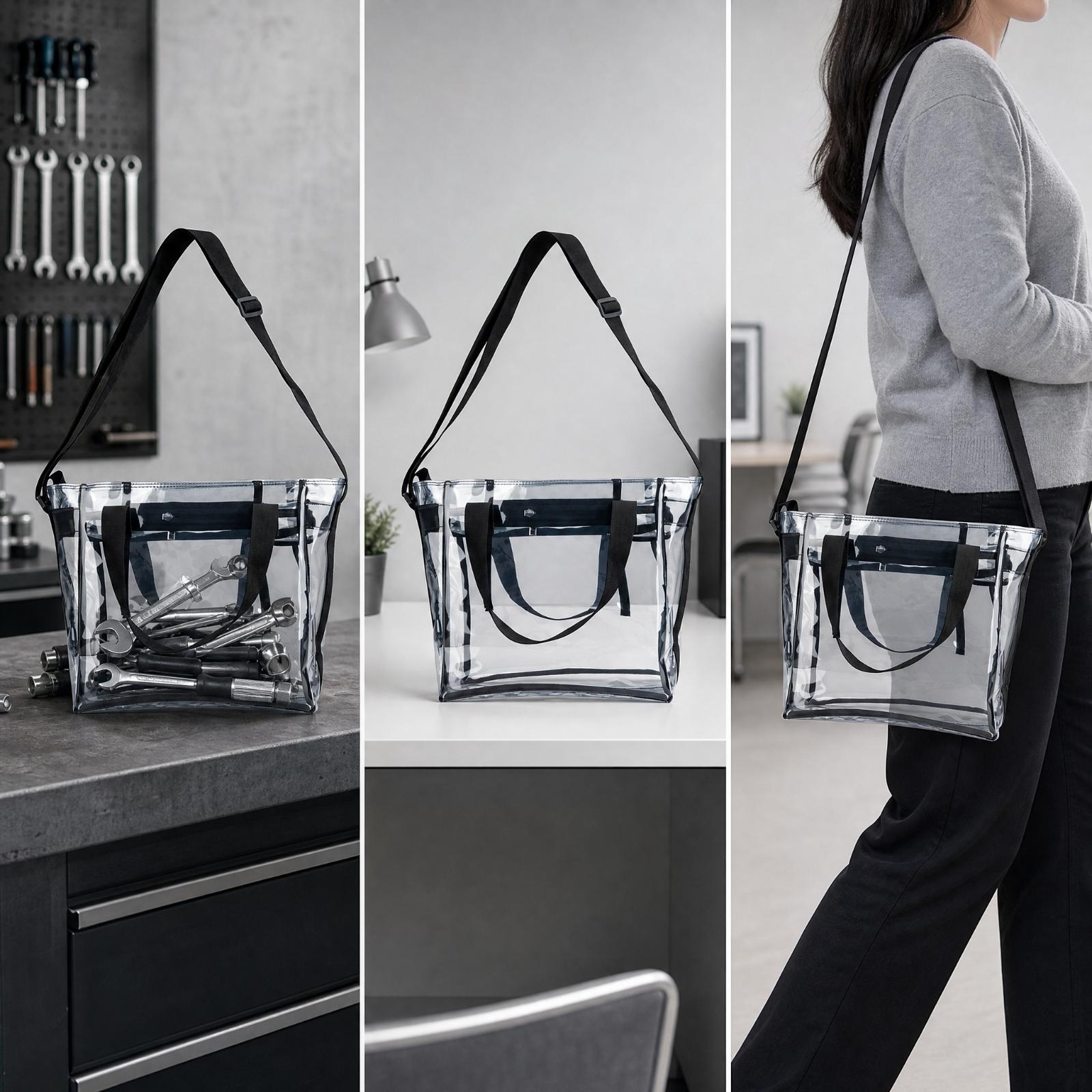 Clear PVC Mesh Carrier Tote Wa - đánh giá và giá Heavy Equipment Working