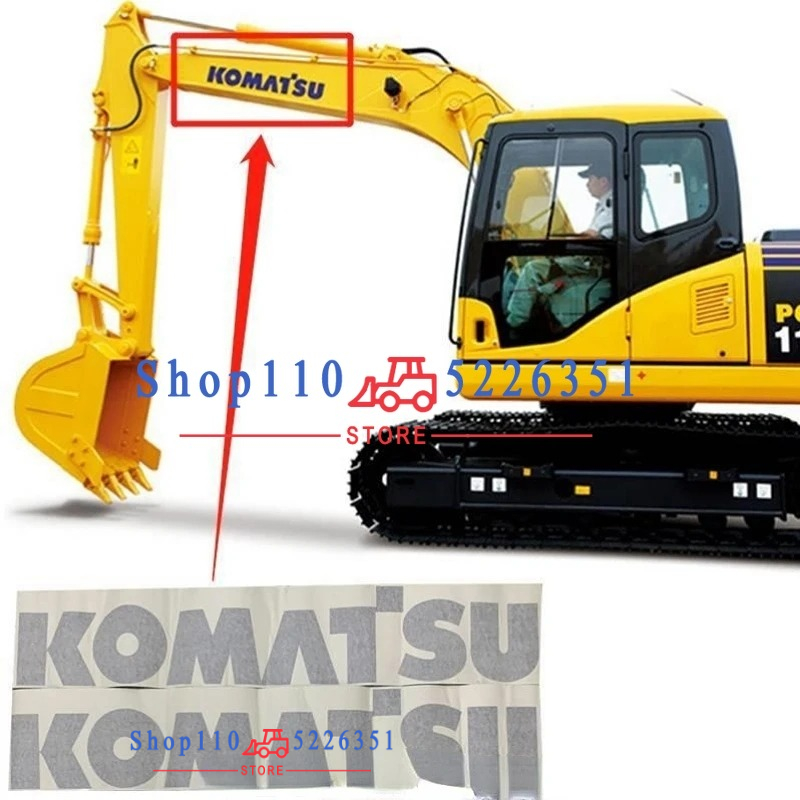 For Komatsu Stickers Counterwe - đánh giá và giá Heavy Equipment Logo