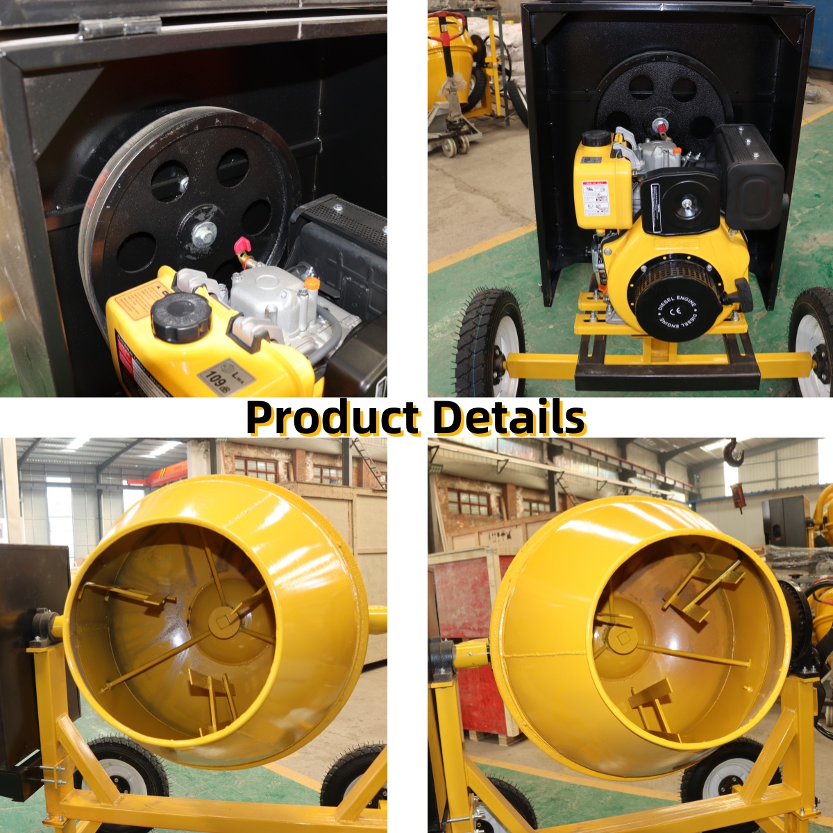 High Efficiency Portable Mini  - đánh giá và giá Concrete Mixer Machine